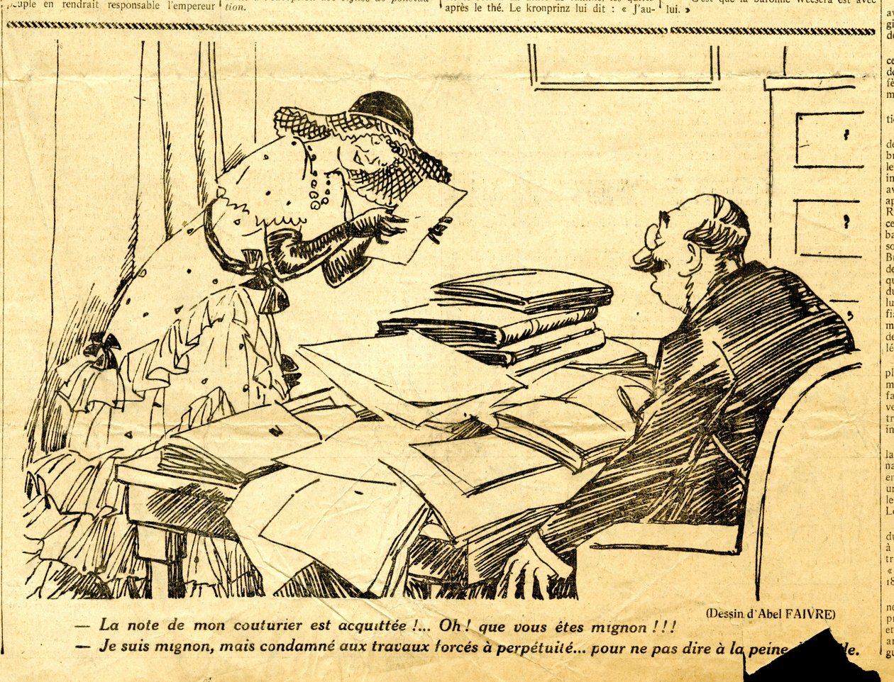 Candide, Satirique en N & B - Jules Abel Faivre