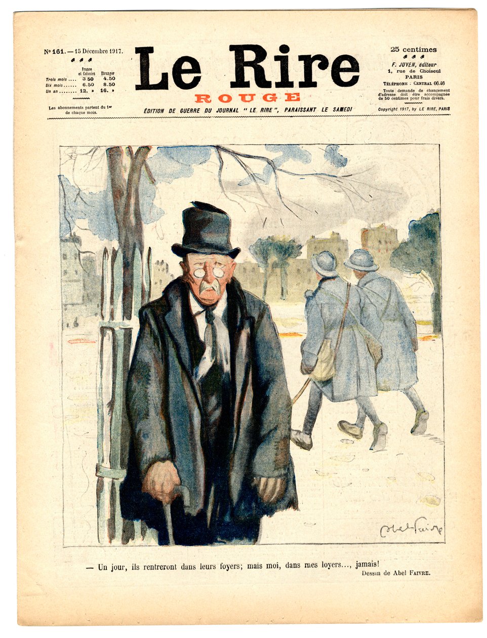 Couverture de Le Rire Rouge, Satirique en Couleurs - Jules Abel Faivre