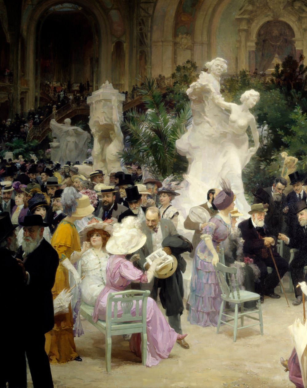 Belle époque : Un vendredi du Salon des artistes français - Jules Alexandre Gruen or Grun