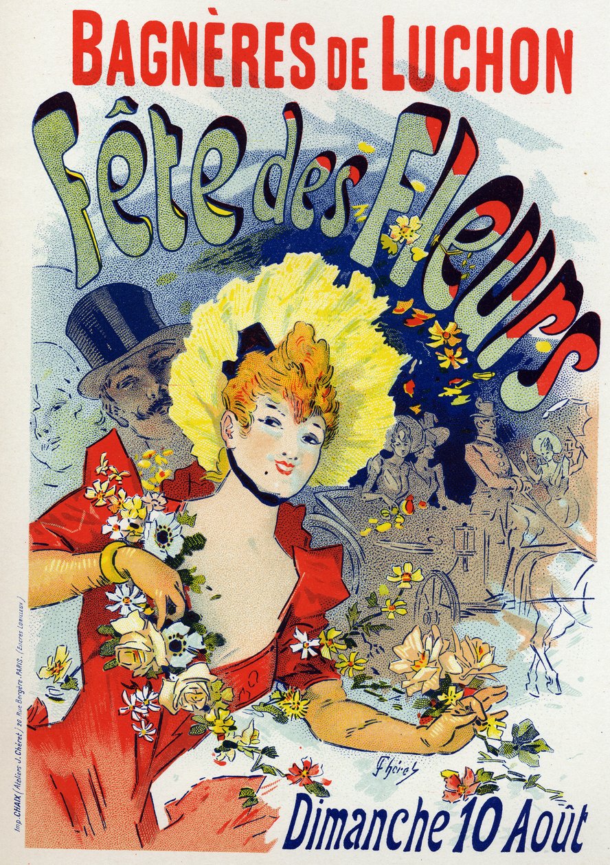 Fête des fleurs à Bagnères-de-Luchon - Jules Cheret