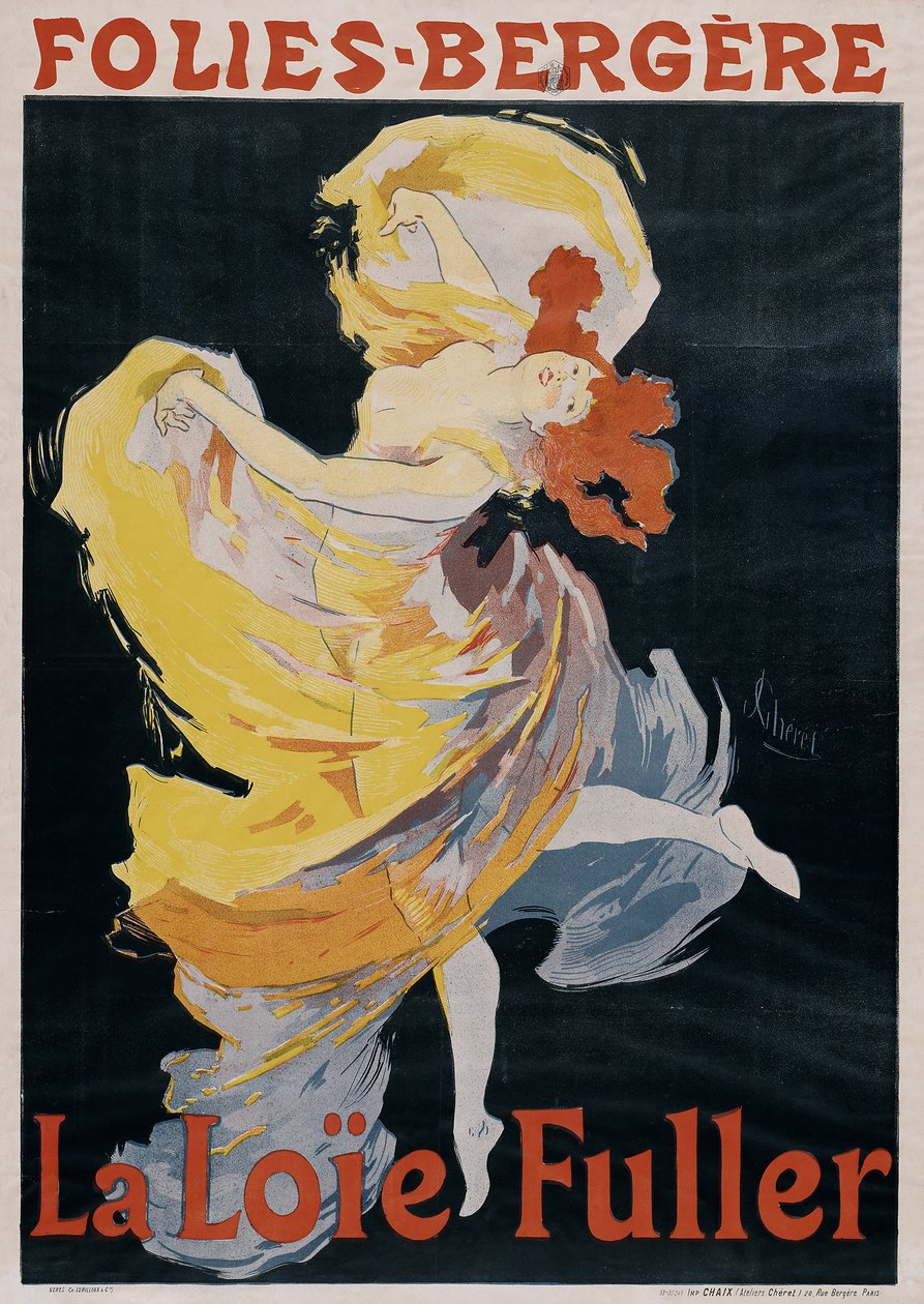 Affiche de Loïe Fuller - Jules Cheret