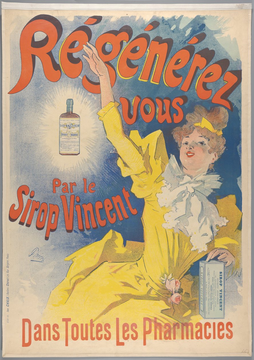 Sirop Vincent, 1893 - Jules Cheret