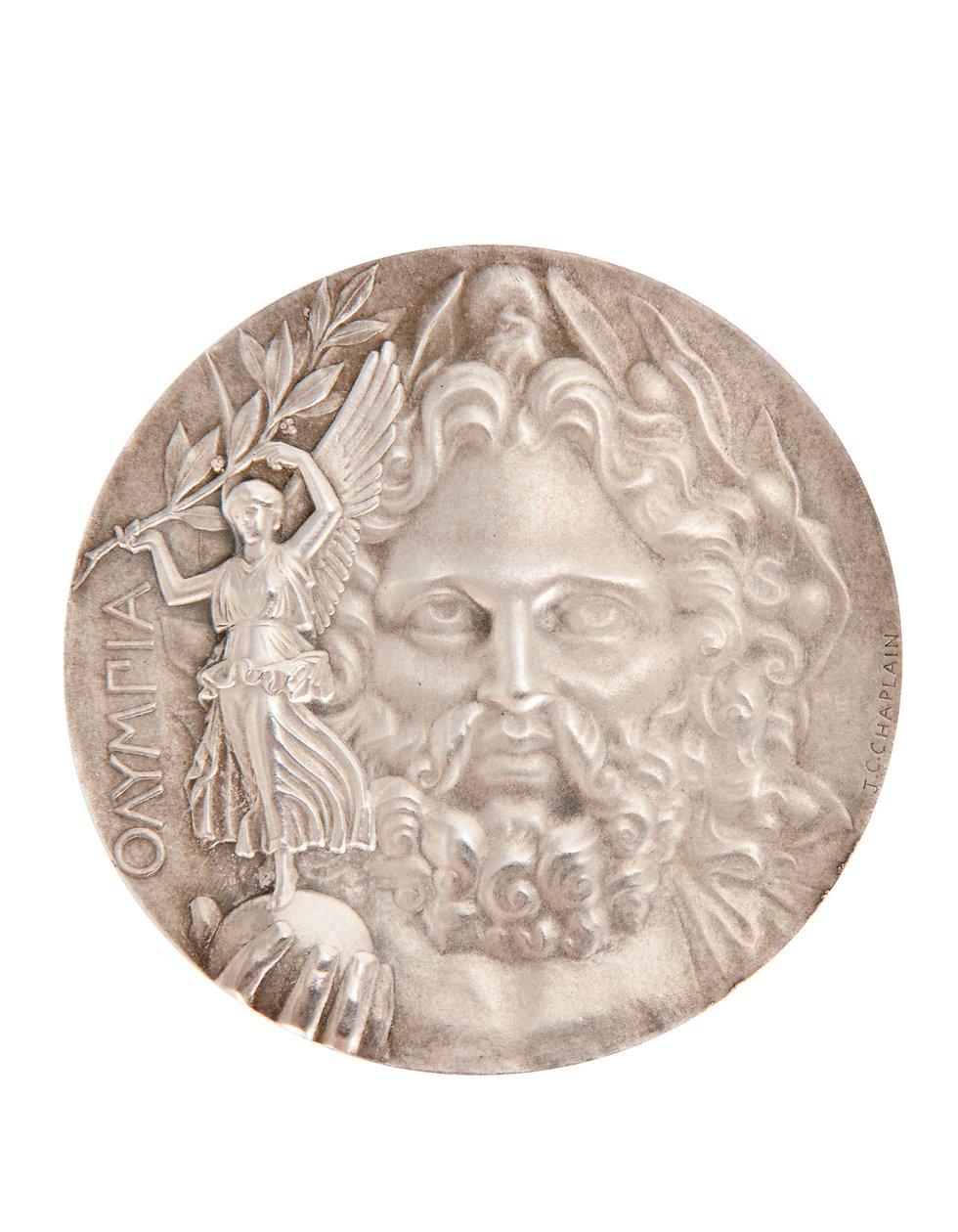 Médaille olympique de première place, Athènes 1896 - Jules Clement Chaplain