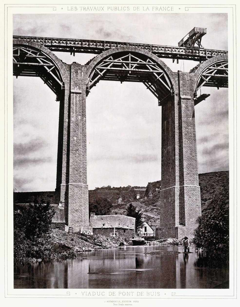 Viaduc de Pont de Buis, vers 1876-1883 - Jules Duclos