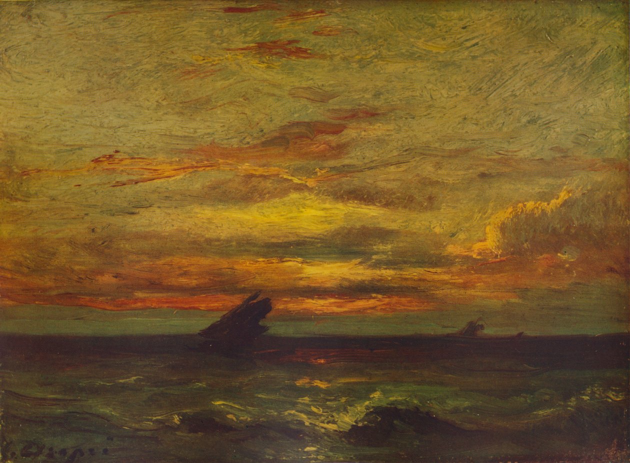 Coucher du Soleil, vers 1879 - Jules Dupré