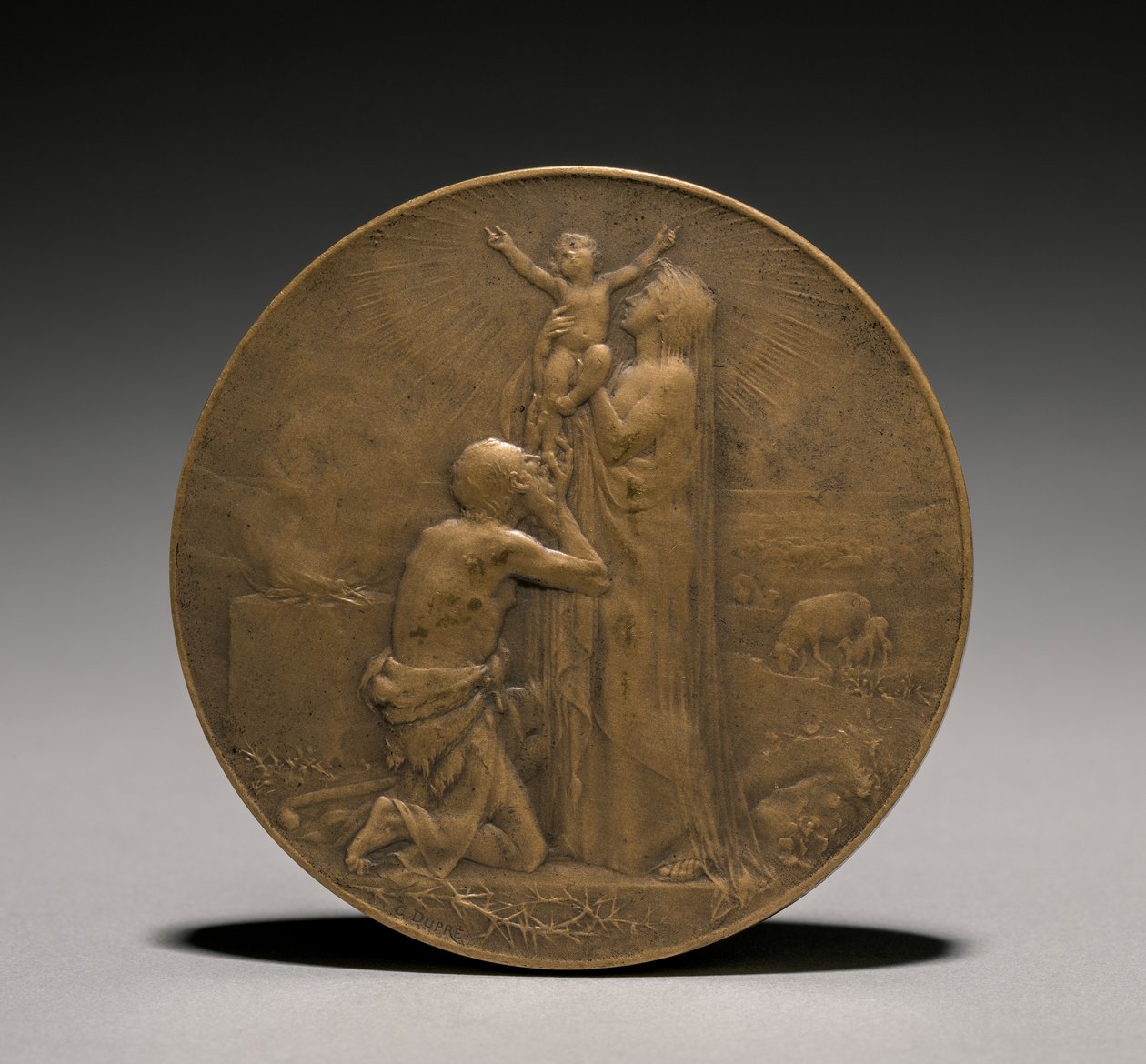 Médaille, 1800s - Jules Dupré