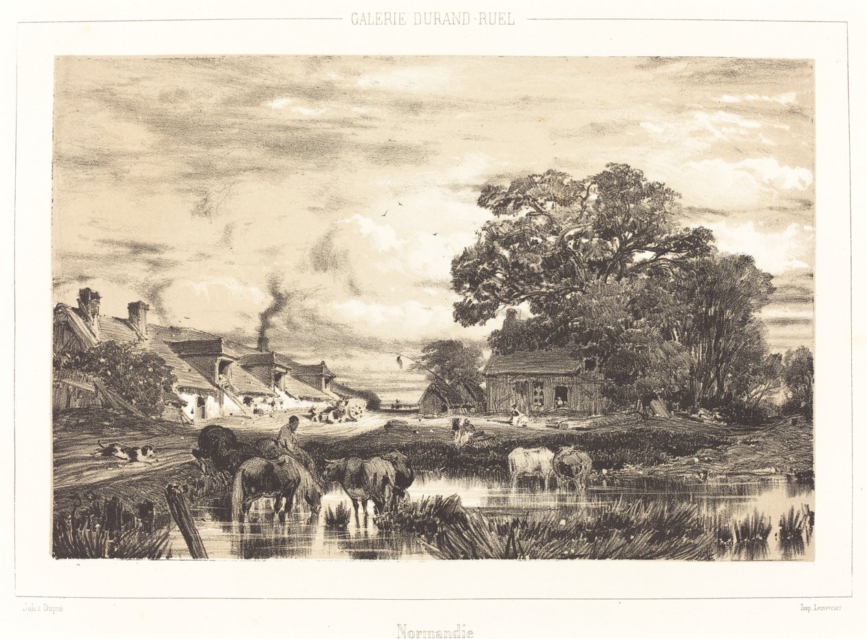 Vue prise en Normandie - Jules Dupré