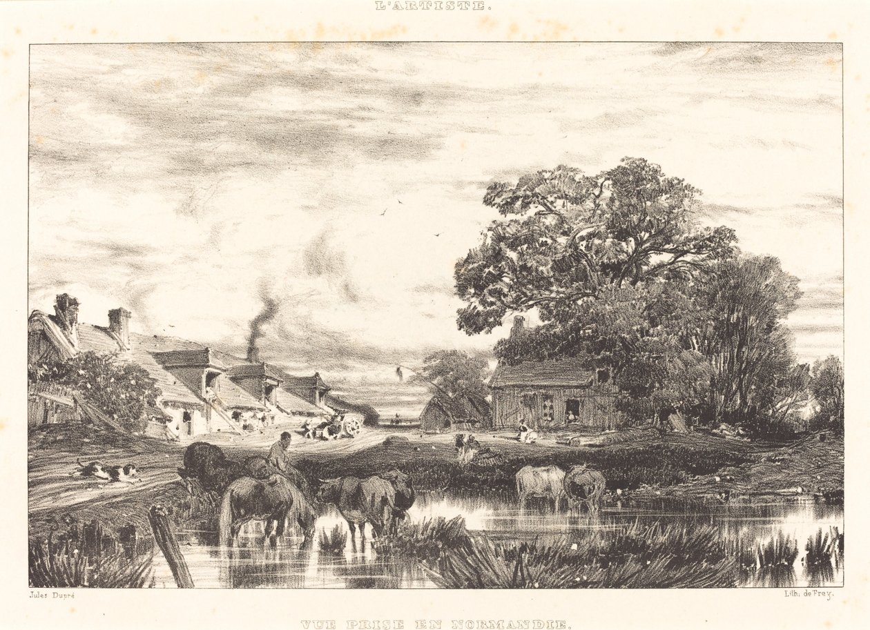 Vue prise en Normandie - Jules Dupré