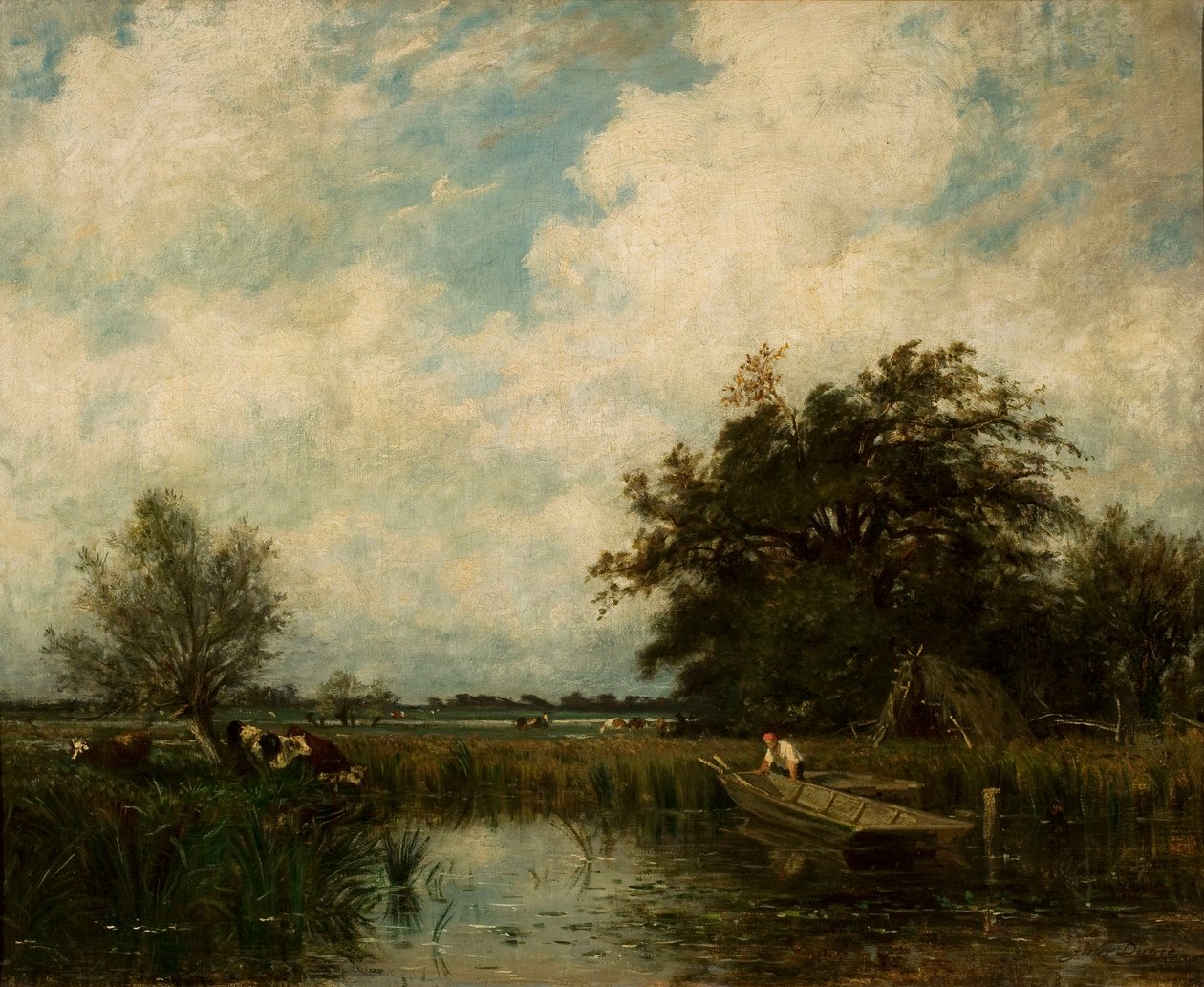 Paysage avec étang - Jules Dupré