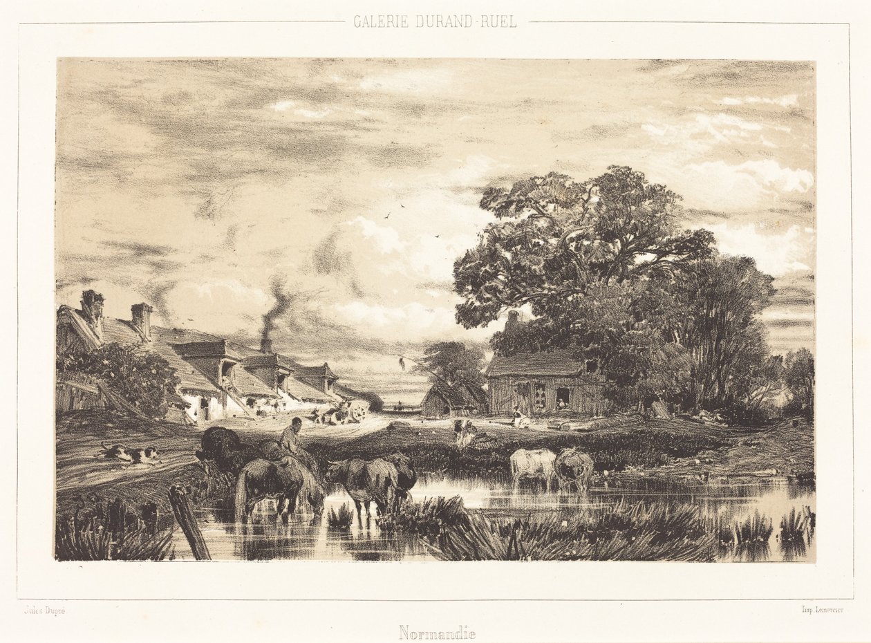 Vue prise en Normandie - Jules Dupré