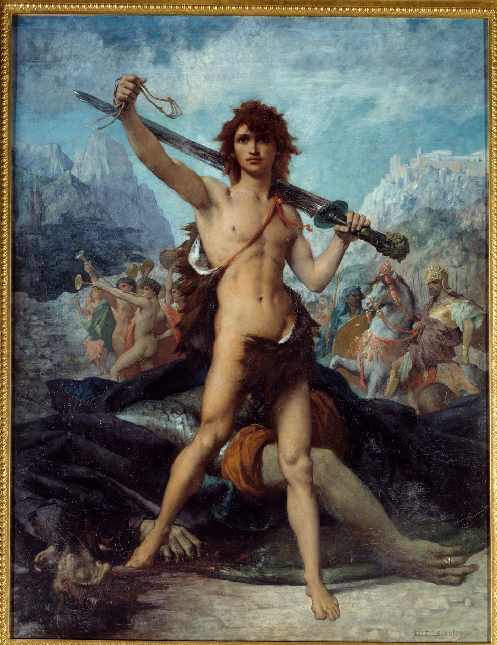 David triomphant - Jules Elie Delaunay