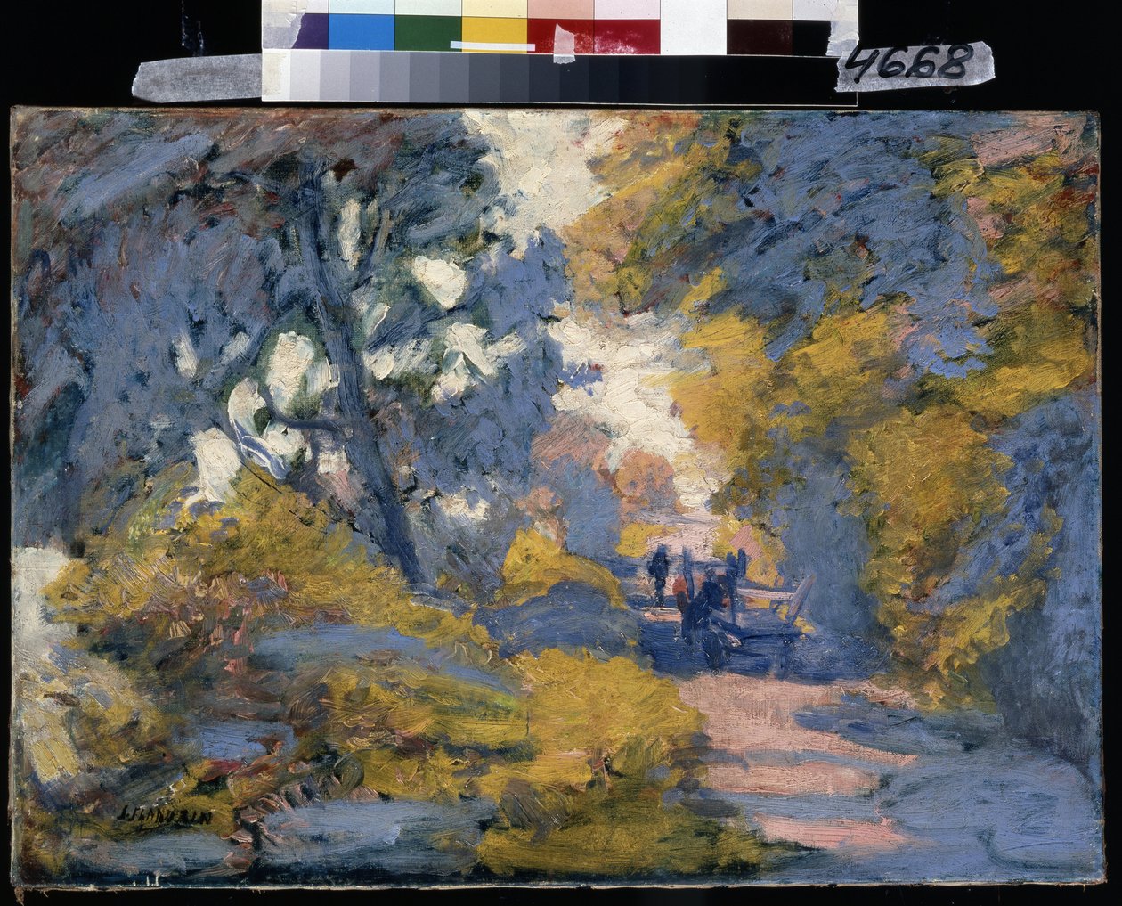 Route ensoleillée - Jules Flandrin