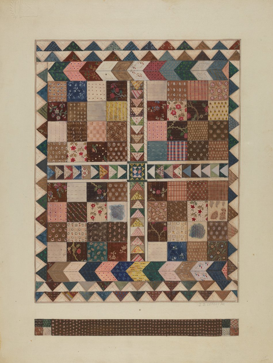 Couette en patchwork - Jules Lefevere