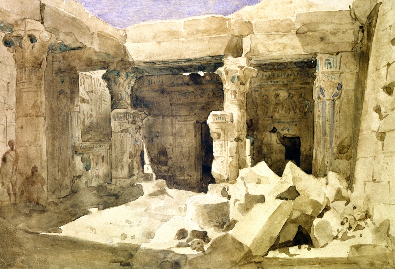 Les Pyramides et le Sphinx, Gizeh, Égypte, 19ème siècle - Jules Lemaitre
