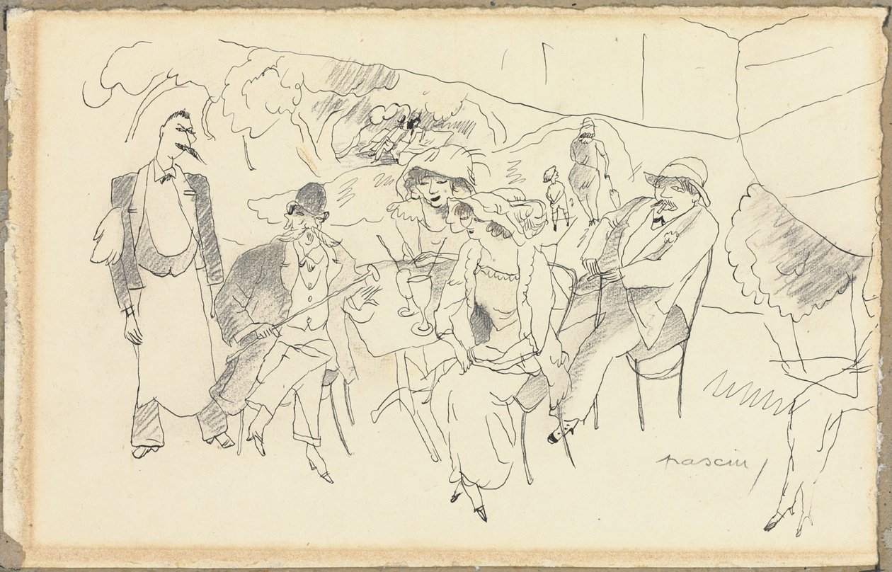 Scène de figures - Jules Pascin