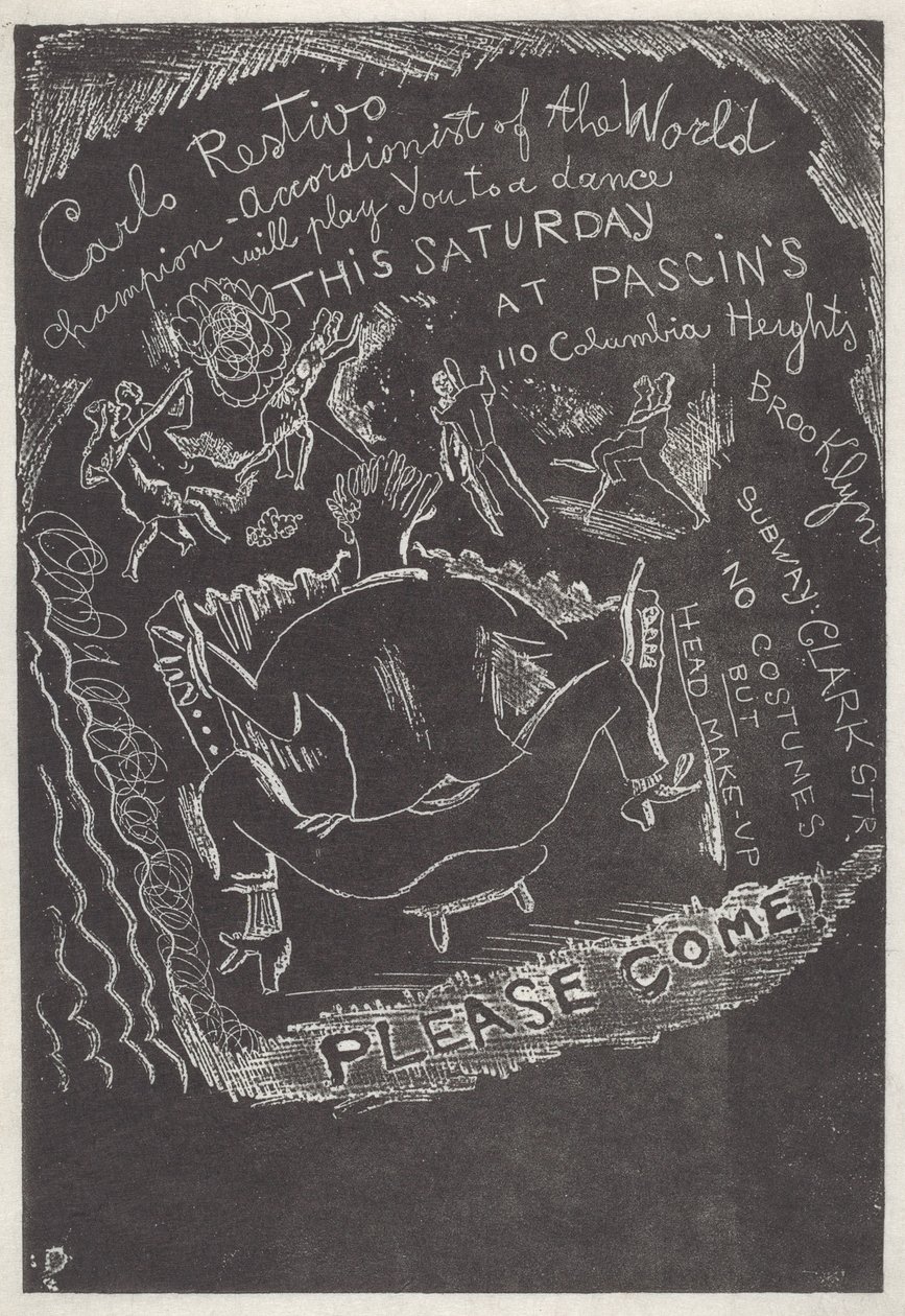 Sans titre (Invitation à la fête chez Jules Pascin) - Jules Pascin