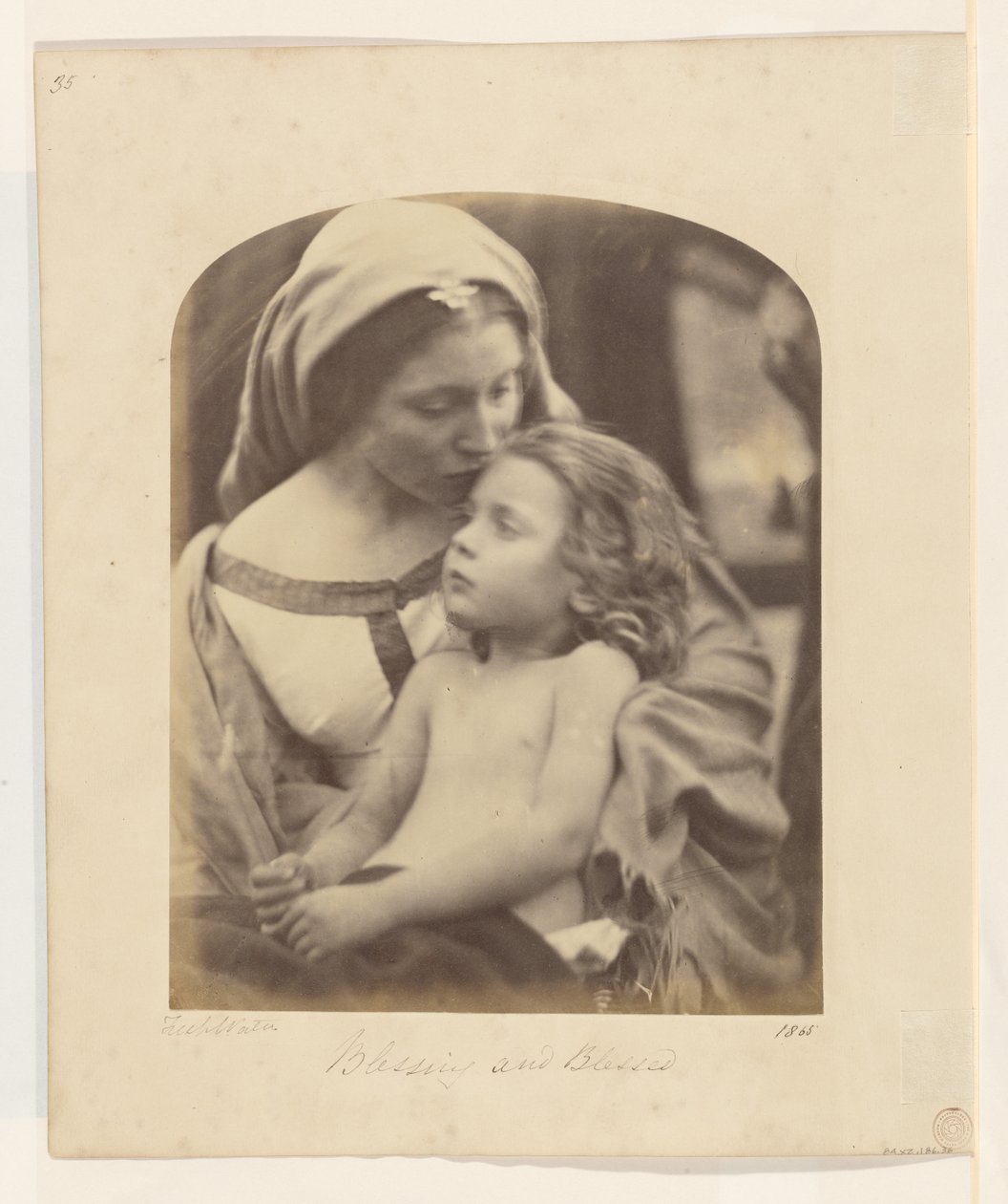 Bénédiction et béni - Julia Margaret Cameron