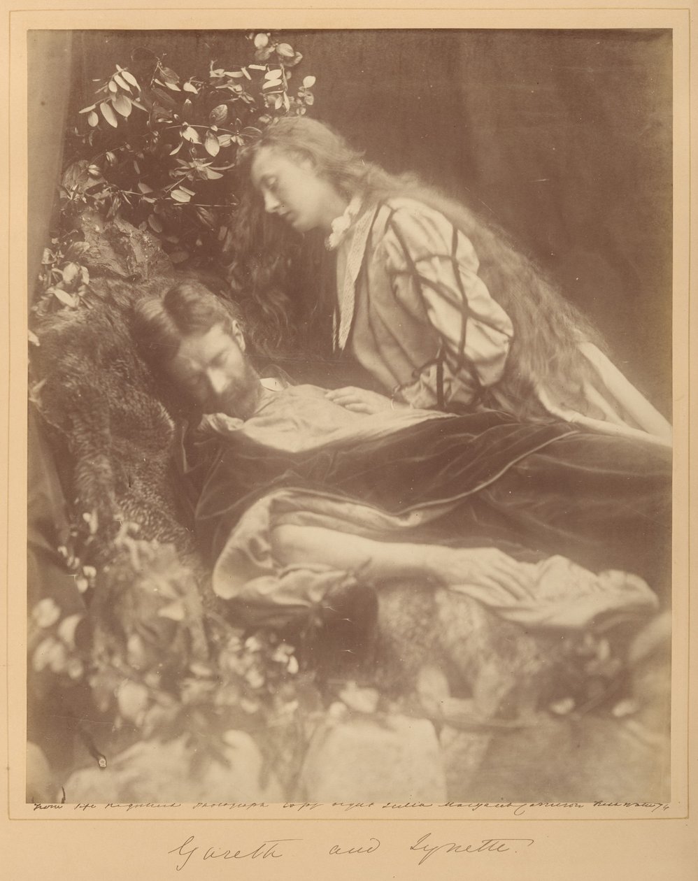 Gareth et Lynette - Julia Margaret Cameron