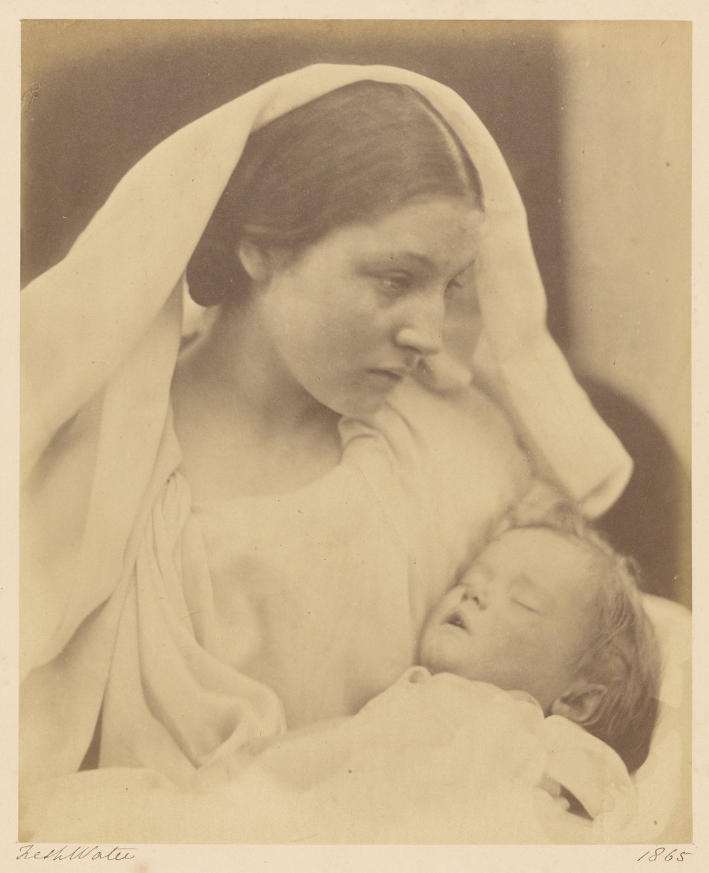 La Vierge au repos - Julia Margaret Cameron
