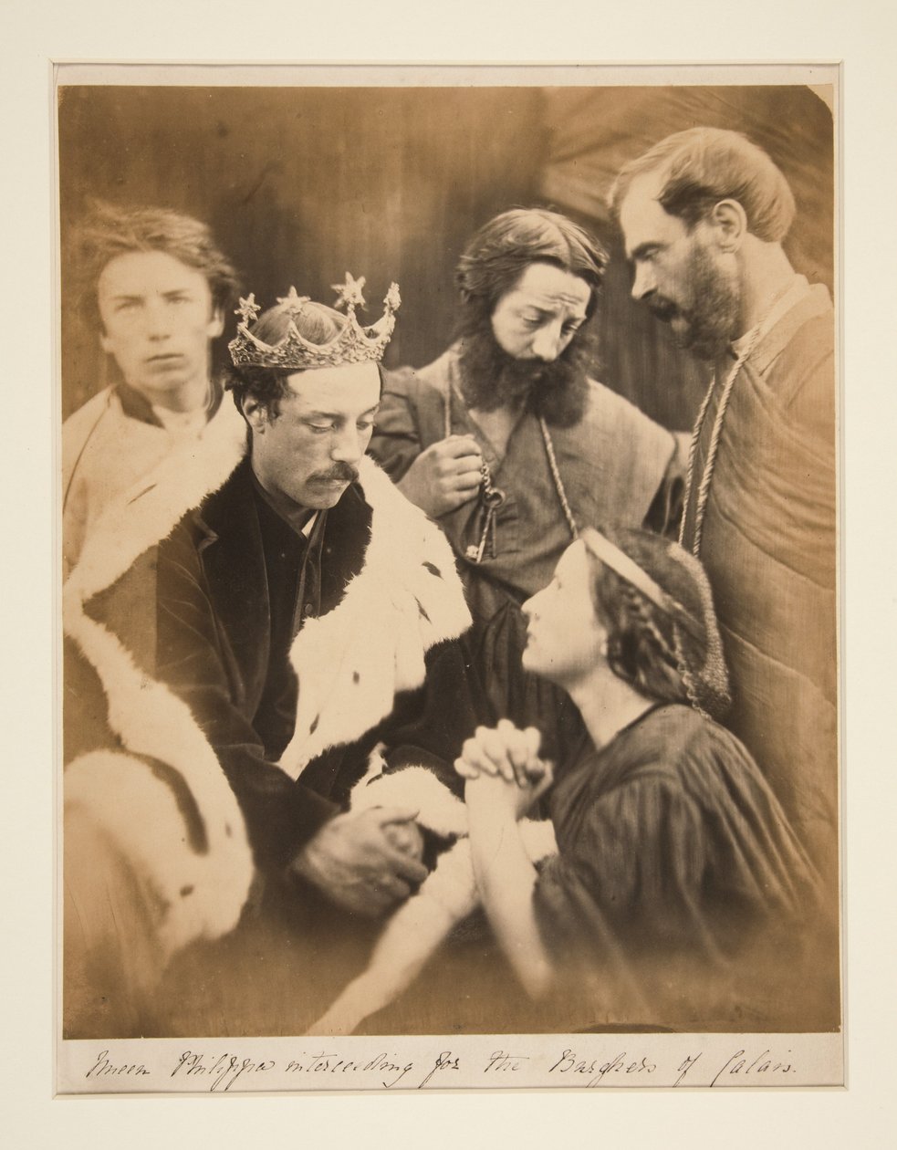 La reine Philippa intercédant pour les bourgeois de Calais - Julia Margaret Cameron
