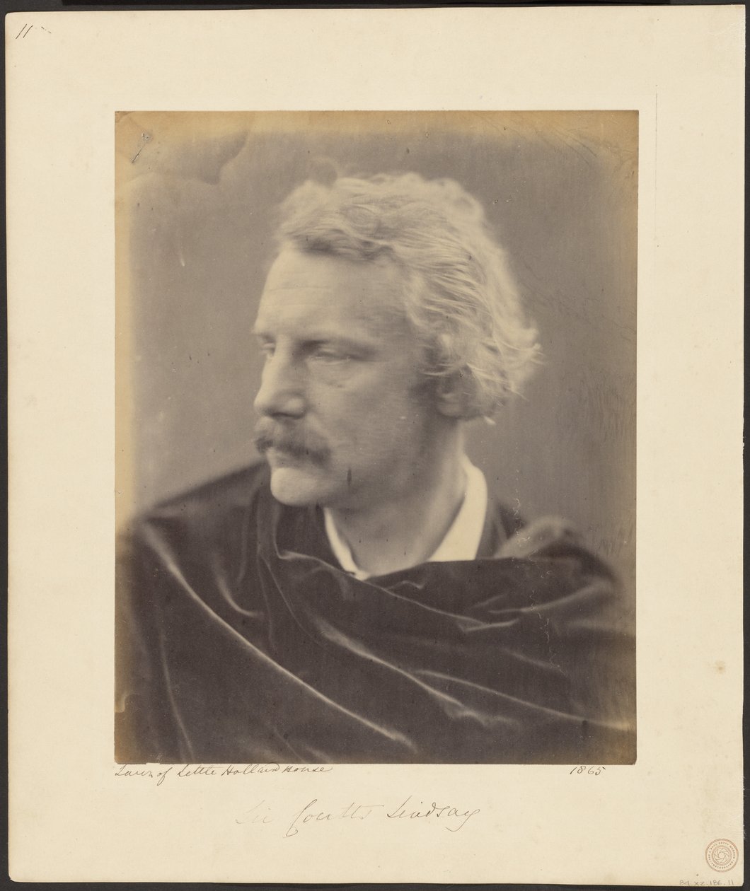Sir Coutts Lindsay - Julia Margaret Cameron