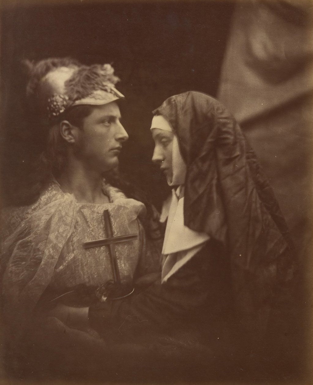 Sir Galahad et la Nonne Pâle - Julia Margaret Cameron