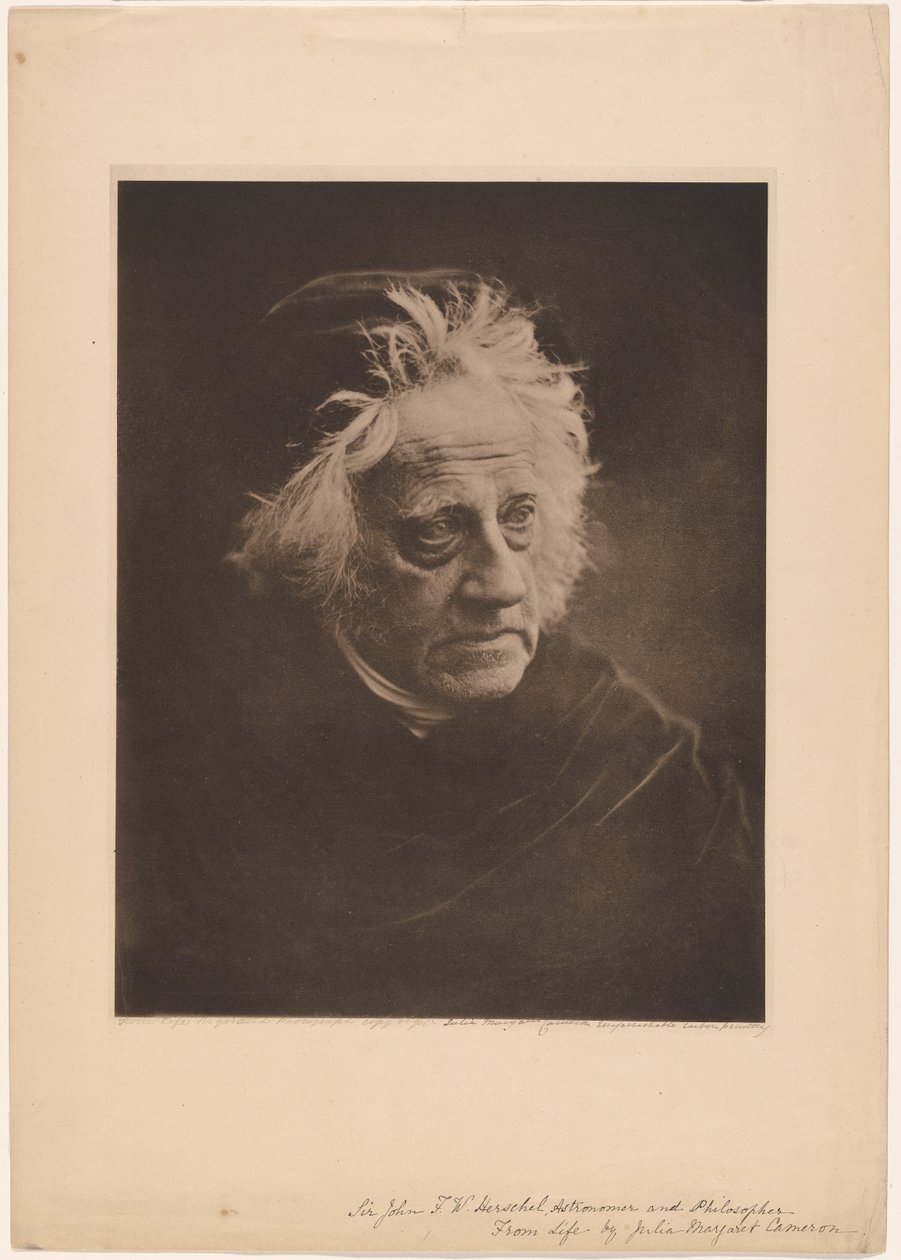 Sir John F.W. Herschel - Julia Margaret Cameron