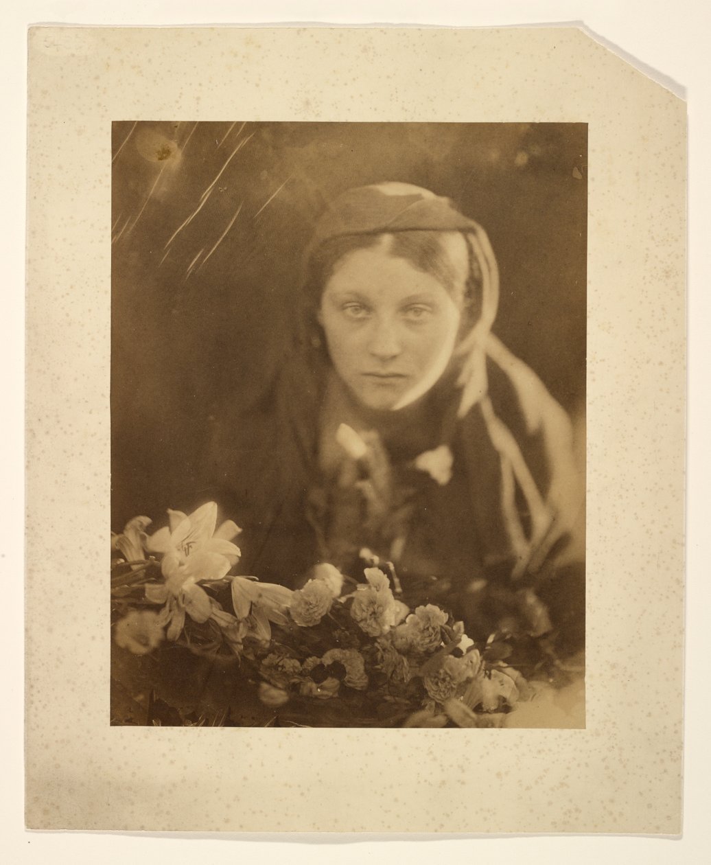 La petite fleuriste - Julia Margaret Cameron