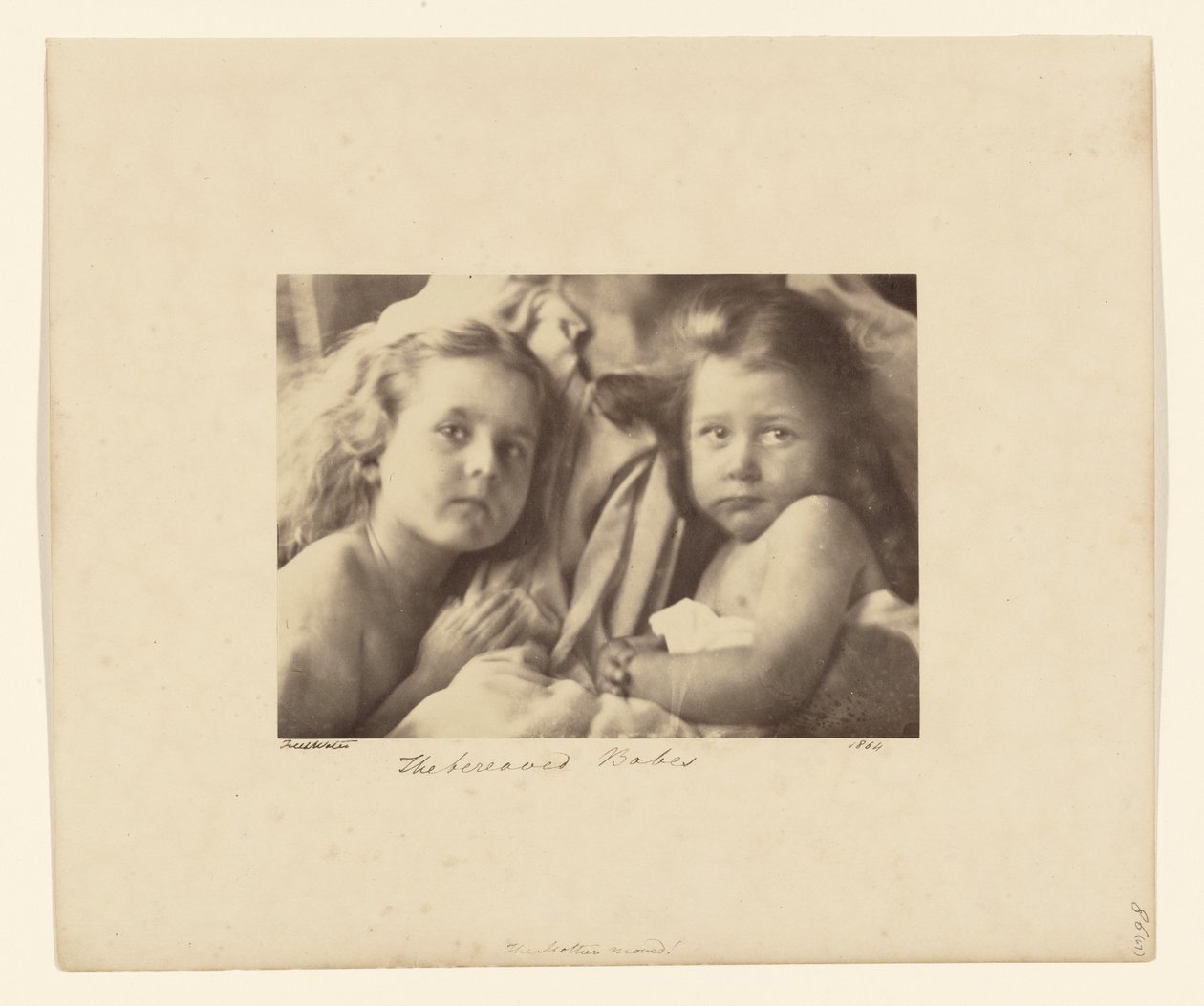 Les bébés endeuillés - Julia Margaret Cameron