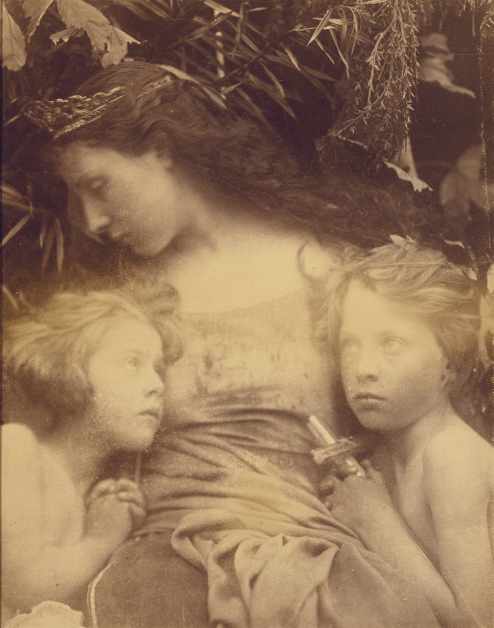 Une Sainte Famille (A Holy Family) - Julia Margaret Cameron