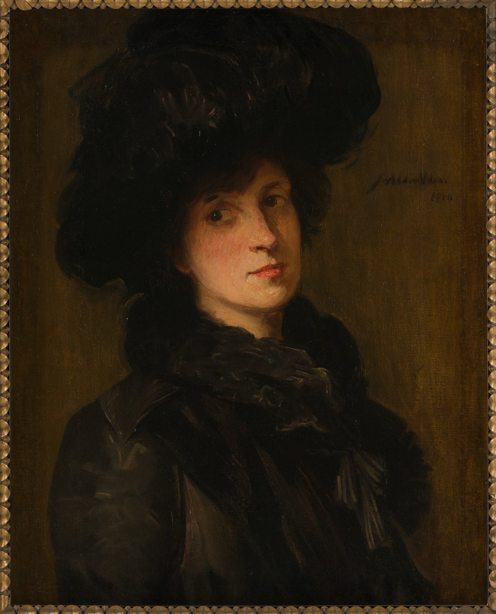 La fille en noir - Julian Alden Weir