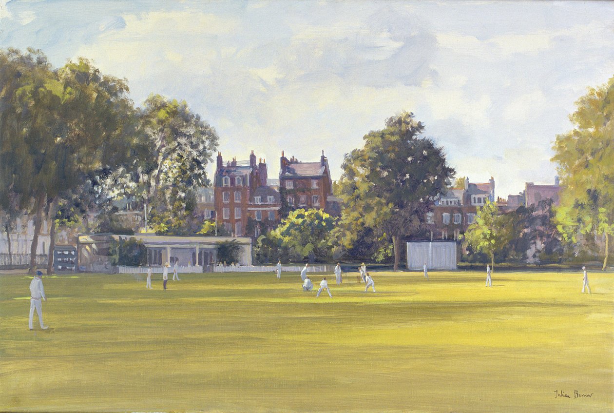 Cricket à Burton Court - Julian Barrow