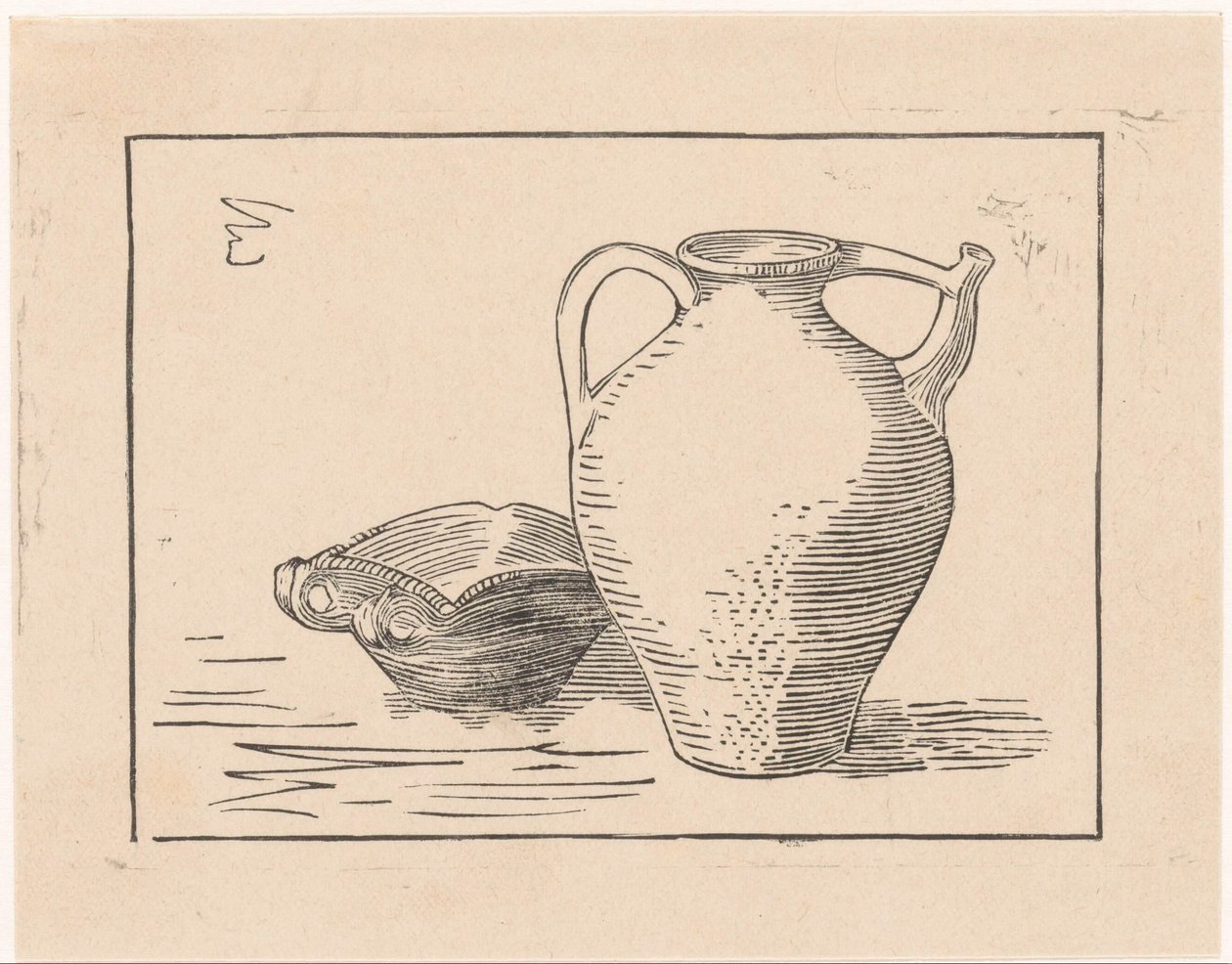Nature morte avec cruche et cendrier - Julie de Graag