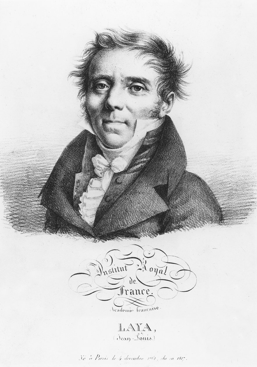 Portrait de Jean-Louis Laya - Julien Leopold Boilly