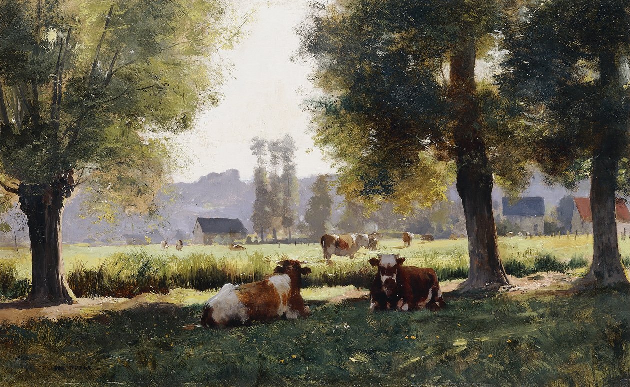 Prairie à Arques-la-Bataille, Normandie - Julien Dupre