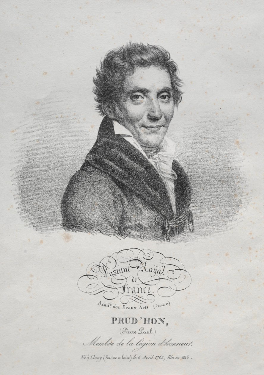 Pierre Paul Prudhon, 1820 - Julien Leopold Boilly