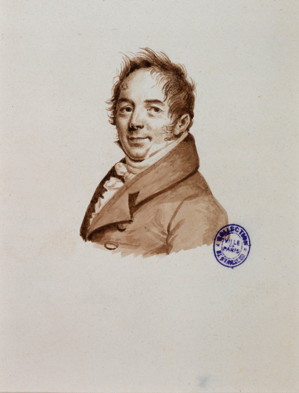 Porträt des Bildhauers Bosio - Julien Leopold Boilly