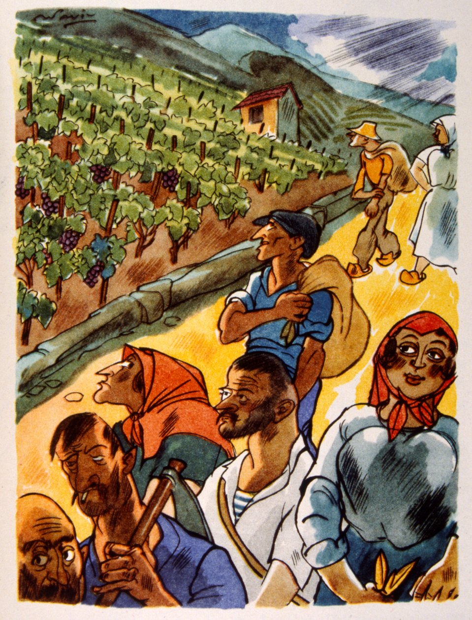Vignoble français 1944 - Julien Pavil