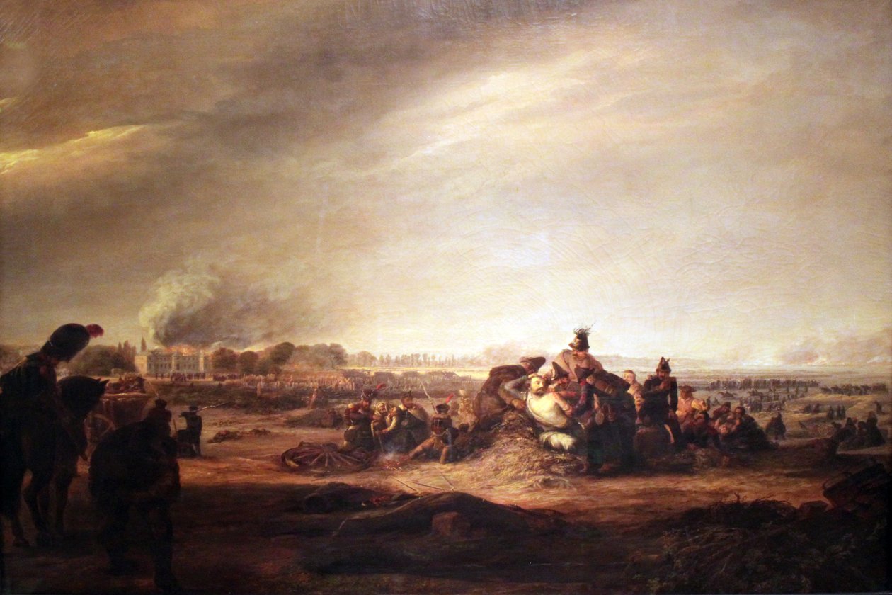 Bataille de Dresde - Julius Ferdinand Wilhelm Sattler