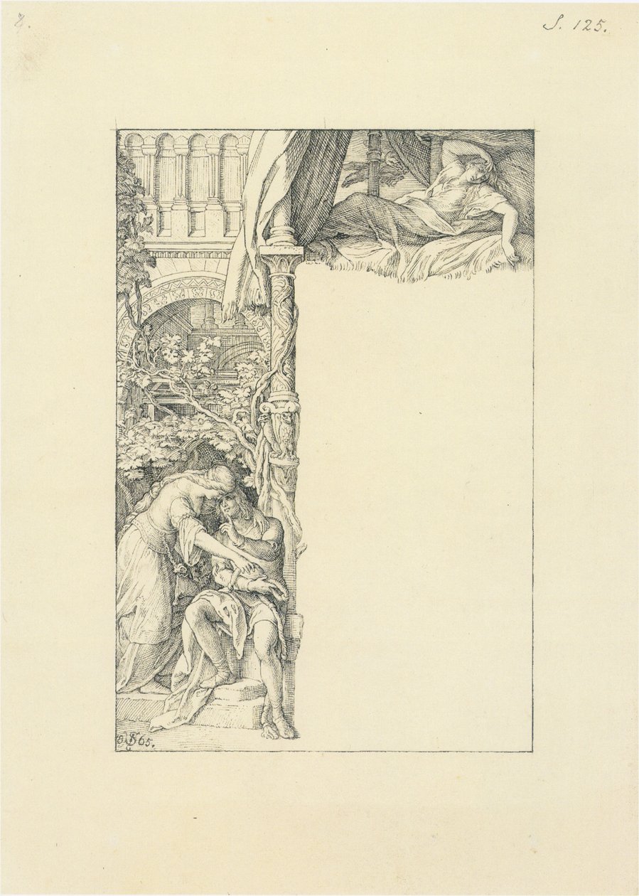 Le Don de la ceinture - Julius Schnorr von Carolsfeld
