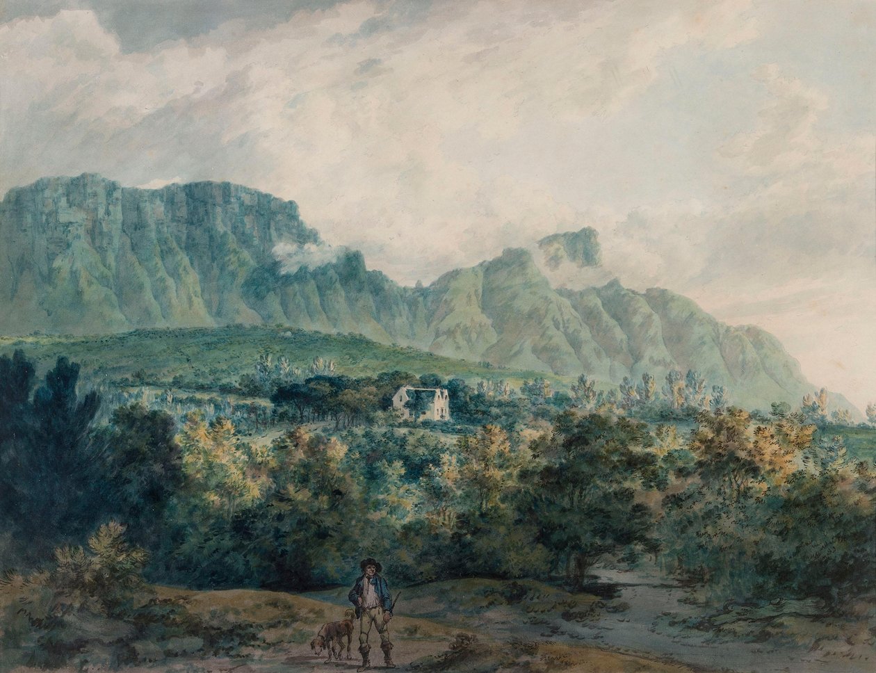 Undercliff, île de Wight - Julius Caesar Ibbetson