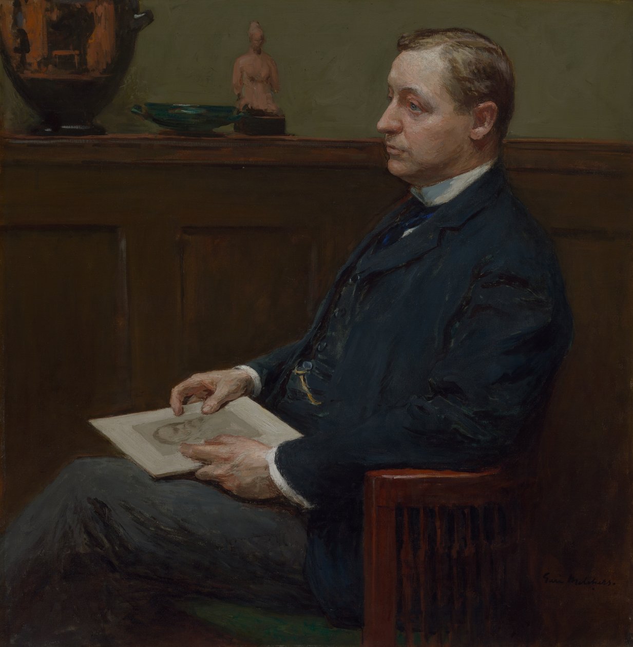Portrait de Charles Lawrence Hutchinson - Julius Gari Melchers