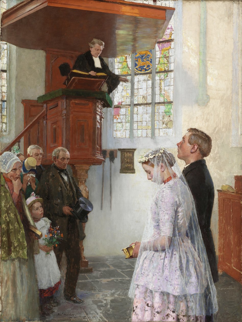 Le mariage, c.1900 - Julius Gari Melchers