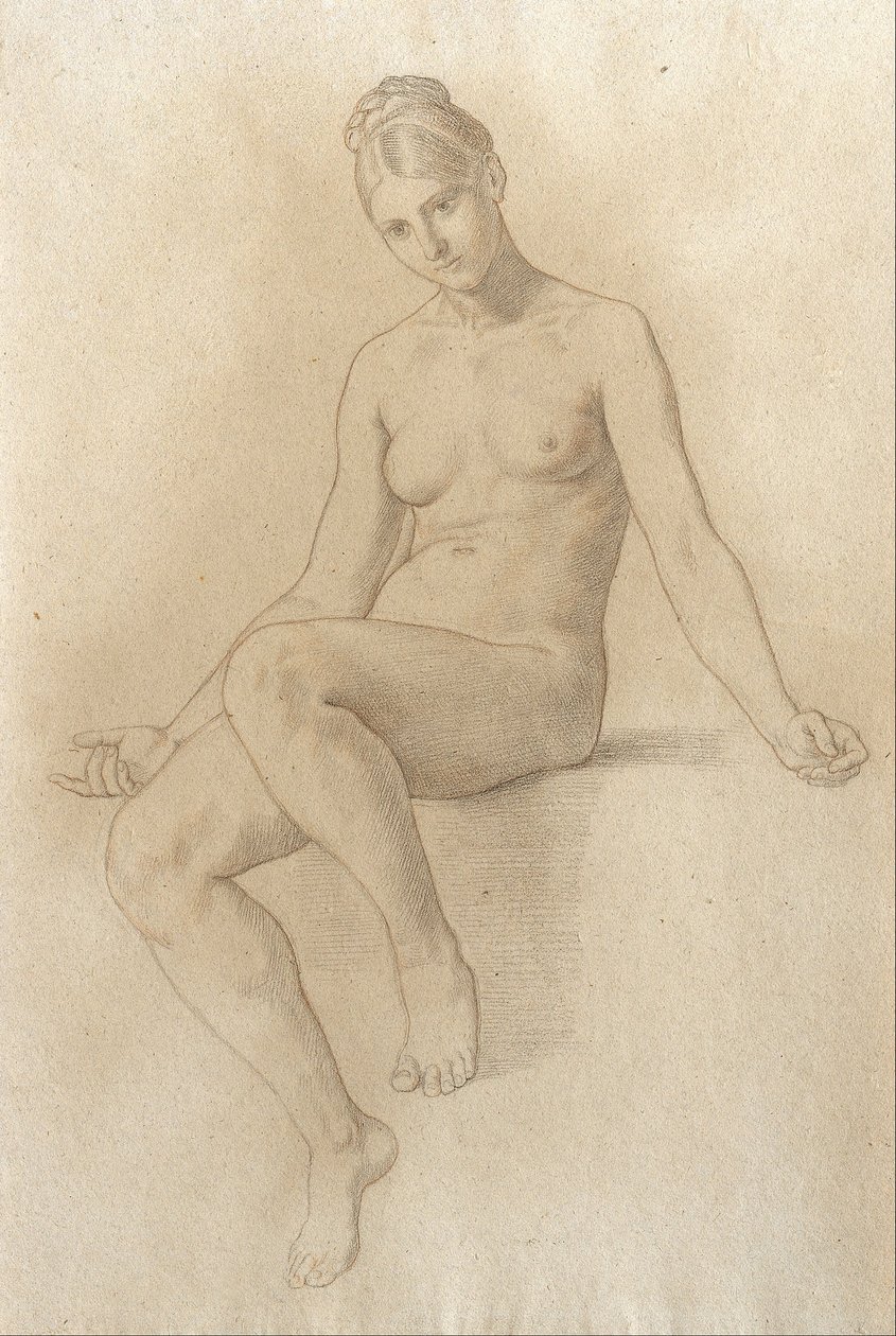 Female Nude - Julius Schnorr von Carolsfeld