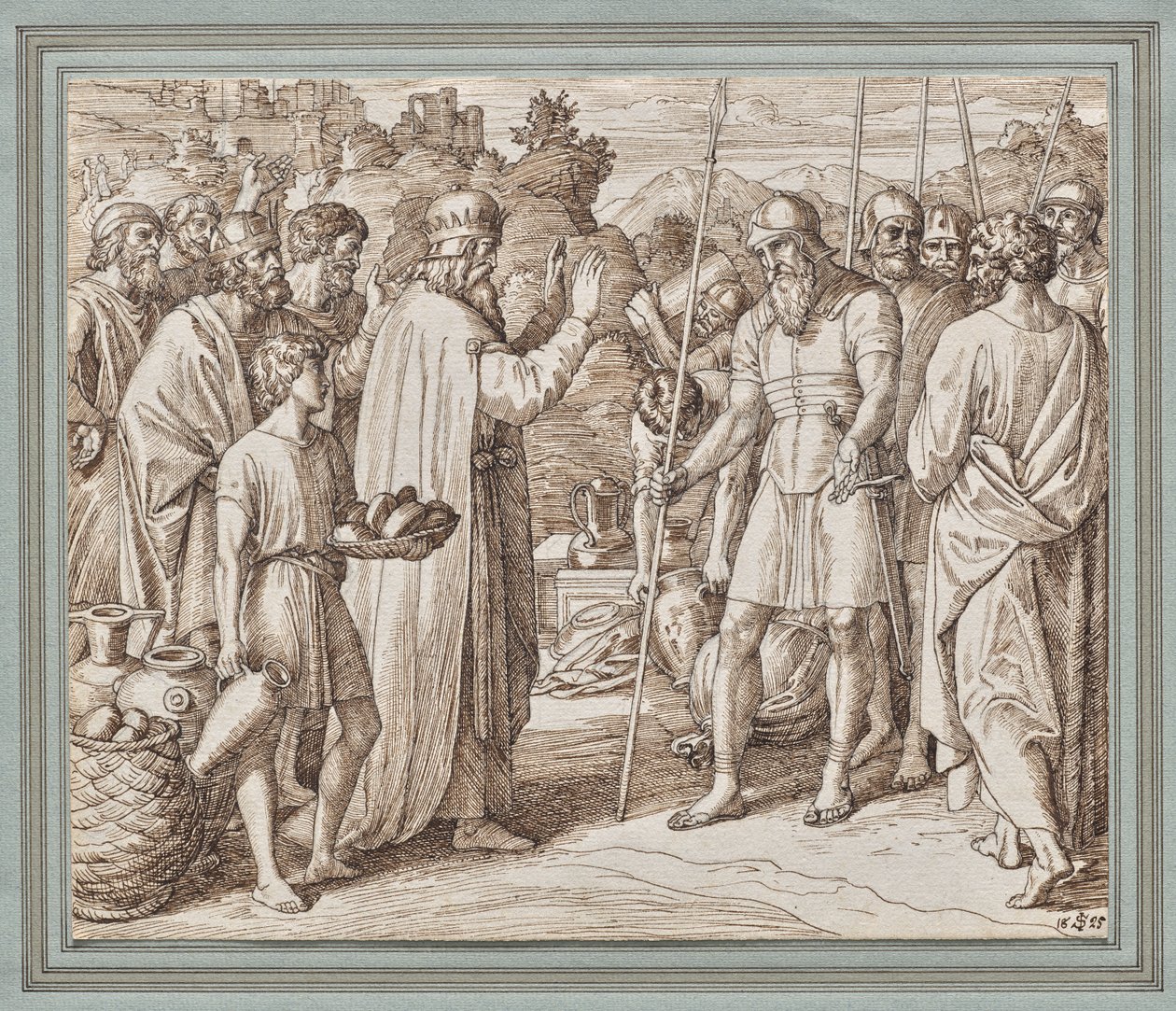 Melchisédek bénissant Abraham - Julius Schnorr von Carolsfeld