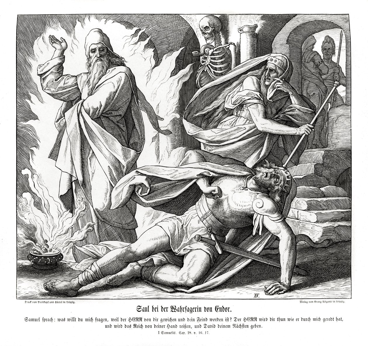 Saül avec la sorcière d