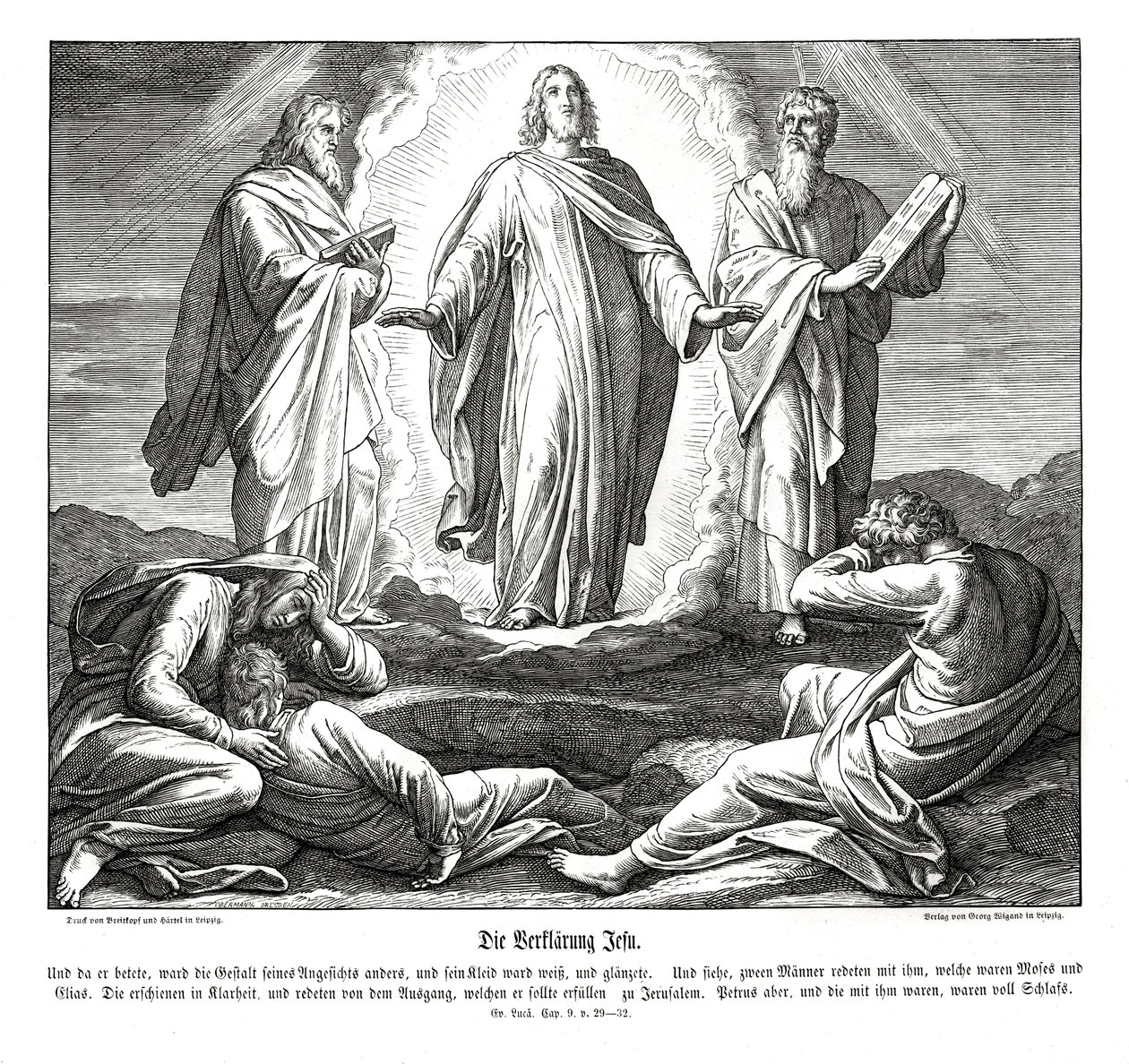 Transfiguration de Jésus - Julius Schnorr von Carolsfeld