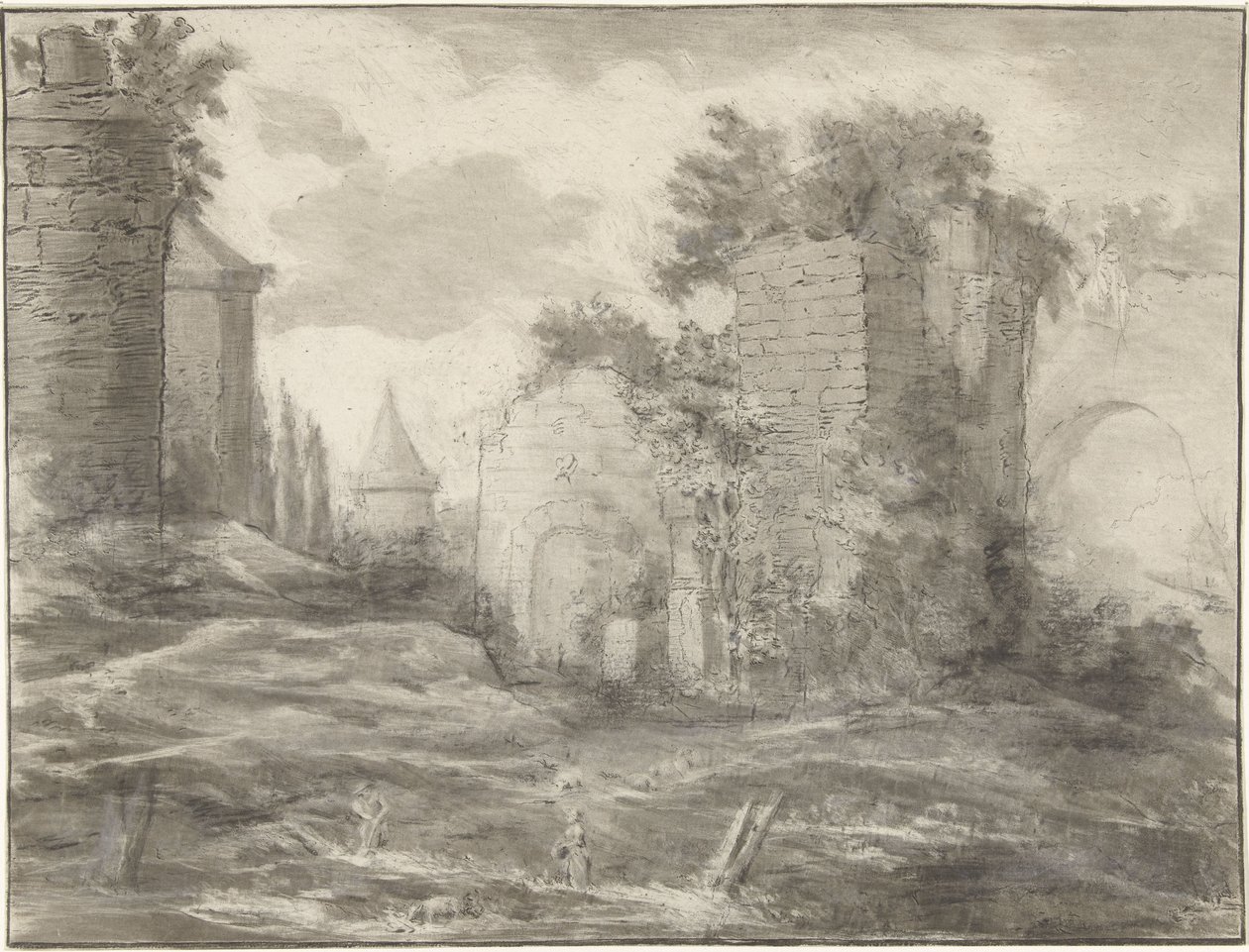 Paysage avec ruines - Jurriaan Cootwijck