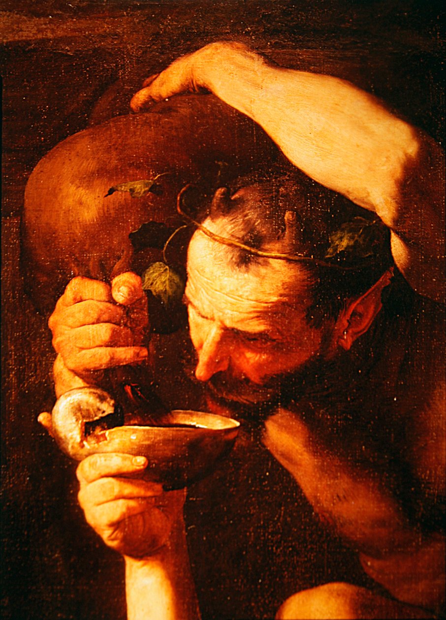 Silenus ivre (détail), 1626 - Jusepe de Ribera