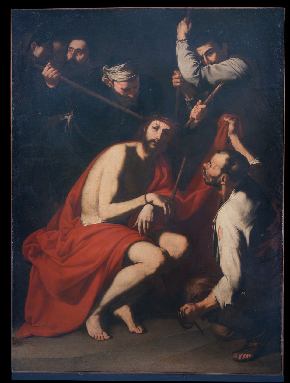 Le Christ moqué et couronné d